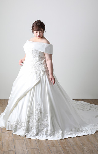 特大サイズ高級ウエディングドレス17号19号21号大きいサイズロング